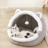 Cozy Foldable Cat Bed Cave