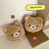 Lazy Bear Plush Makeup Bag