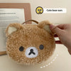 Lazy Bear Plush Makeup Bag