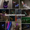 NYLON LED FLASHING COLLAR FOR DOGS