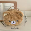 Lazy Bear Plush Makeup Bag