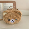 Lazy Bear Plush Makeup Bag