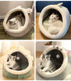 Cozy Foldable Cat Bed Cave